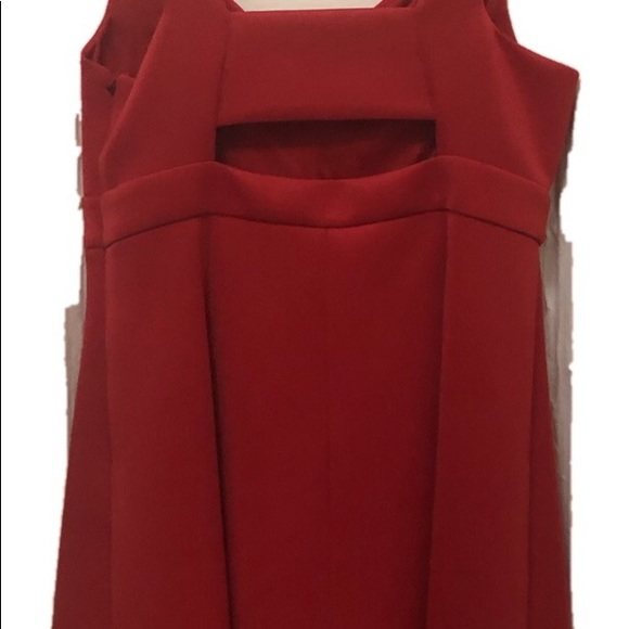 BCBG Generation Sexy Baby Doll Dress SZ 10 Red - Picture 5 of 8